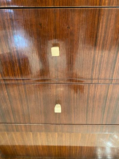 Rosewood and Shagreen Art Deco Cabinet