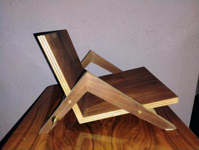 Rosewood book stand