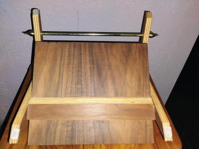 Rosewood book stand