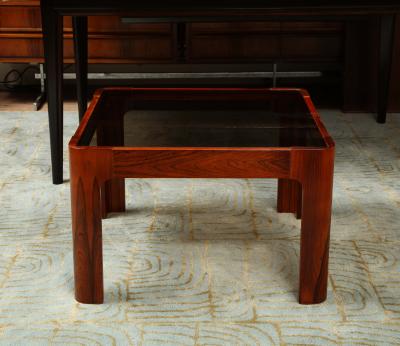 Rosewood square side table