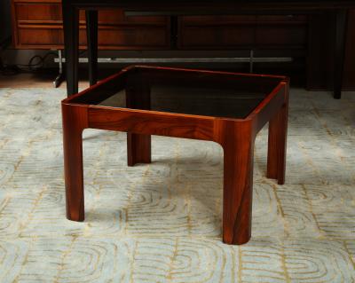 Rosewood square side table