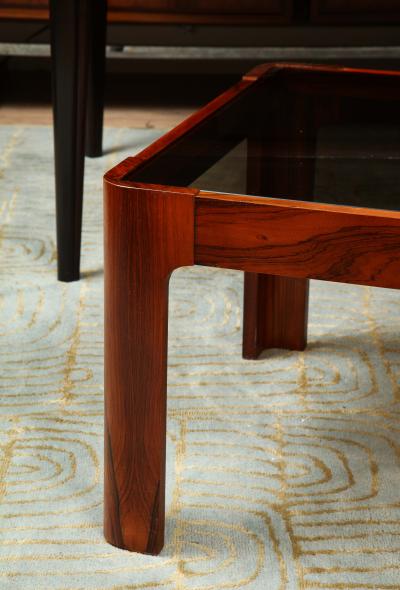 Rosewood square side table