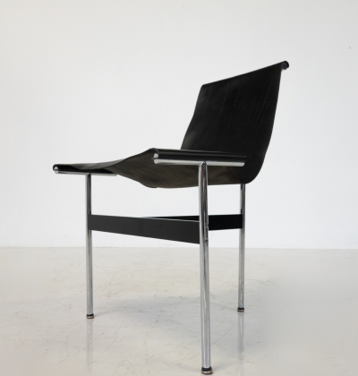 Ross F Littell Set of 8 T Chairs by Douglas Kelly Ross Littell And William Katavolos 1950s