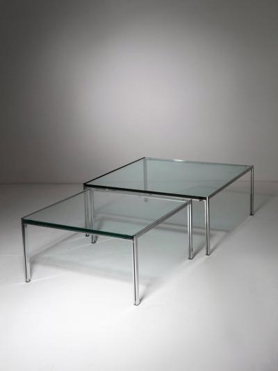 Ross F Littell Set of Two Luar Side Tables by Ross Littell for ICF