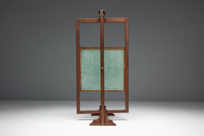 Rotating Antique School Chalkboard France Early 20th Century