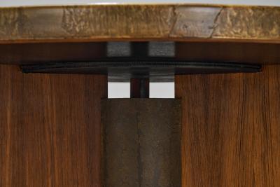 Round Coffee Table with Elemental Tabletop Europe 20th Century