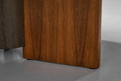 Round Coffee Table with Elemental Tabletop Europe 20th Century