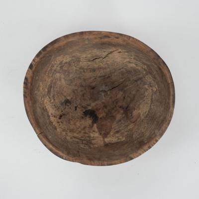 Round Hand Carved Swedish Rootwood Bowl