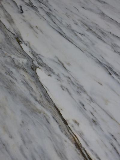 Round Large Pedestal Table in Marble and Metal