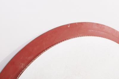 Round Mirror with New LED Lights 1970s