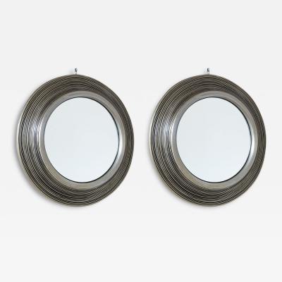 Round Mirrors by Atelier des Orf vres Rasa Padova Italy Mid 20th Century