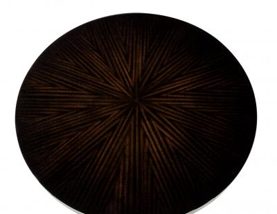 Round Modern Side Table Art Deco Inspired