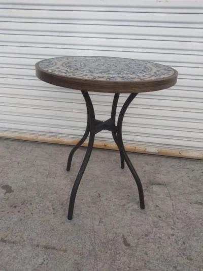 Round Patio Tile Top Pedestal Table by Stylewell
