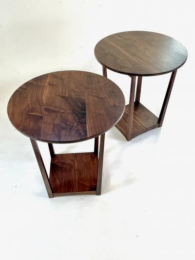 Round Topped Tapered Frame Side Table