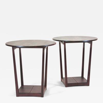 Round Topped Tapered Frame Side Table