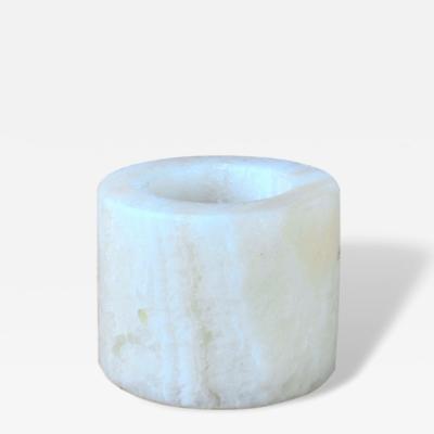 Round based Onyx Candle Holder