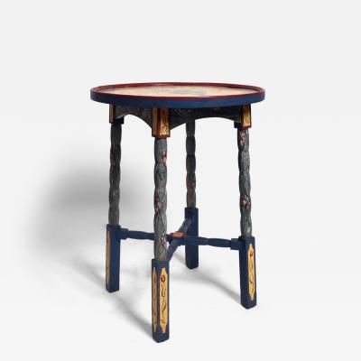 Round pedestal table 1960s 