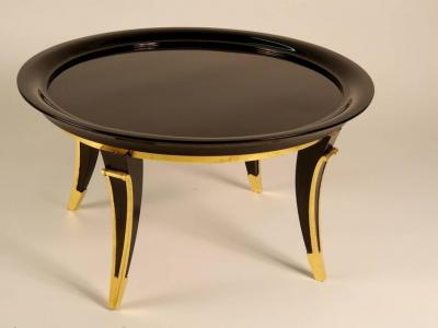 Rousseau et Lardin Rousseau et Lardin Low Table with Gilt Trim