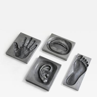 Roy Adzak Collection of 4 body part sculptures