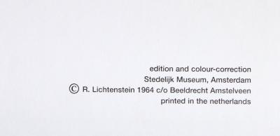 Roy Lichtenstein As I Opened Fire