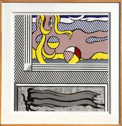 Roy Lichtenstein Two Paintings Beach Ball C 204