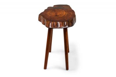 Roy Sheldon Roy Sheldon American Mid Century Studio Craft Free Edge Cocktail Table