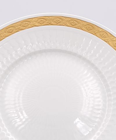 Royal Copenhagen Dessert or Salad Plates Denmark circa 1900 Set of 8