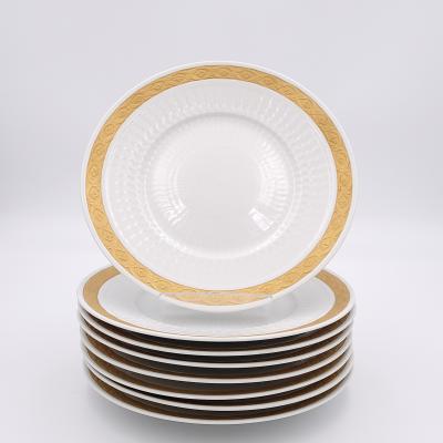 Royal Copenhagen Dessert or Salad Plates Denmark circa 1900 Set of 8