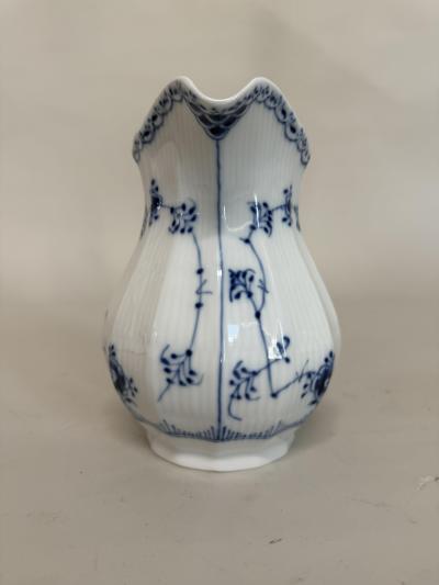 Royal Copenhagen of Denmark Blue Lace Fluted Pitcher
