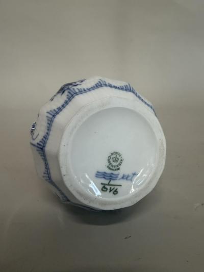 Royal Copenhagen of Denmark Blue Lace Fluted Pitcher