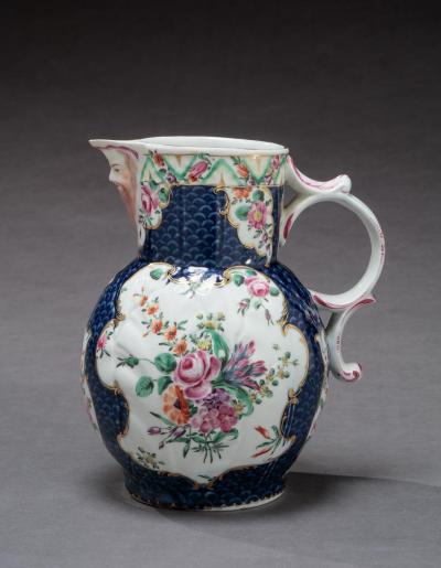 Royal Worcester FIRST PERIOD WORCESTER PORCELAIN PITCHER