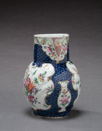 Royal Worcester FIRST PERIOD WORCESTER PORCELAIN PITCHER