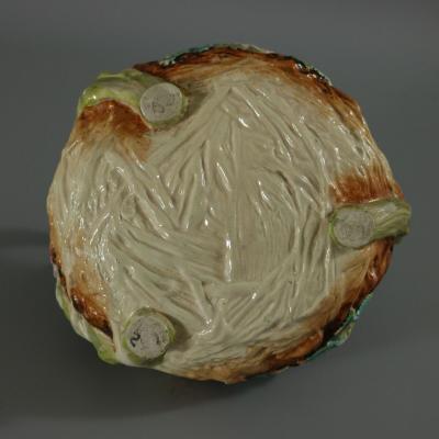 Royal Worcester Majolica Floral Basket