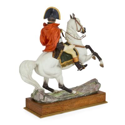 Royal Worcester Pair of Royal Worcester Porcelain Models of Wellington and Napoleon