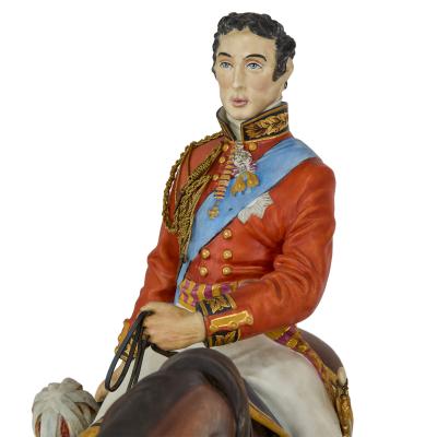 Royal Worcester Pair of Royal Worcester Porcelain Models of Wellington and Napoleon