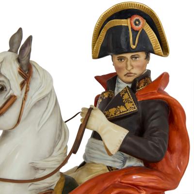 Royal Worcester Pair of Royal Worcester Porcelain Models of Wellington and Napoleon