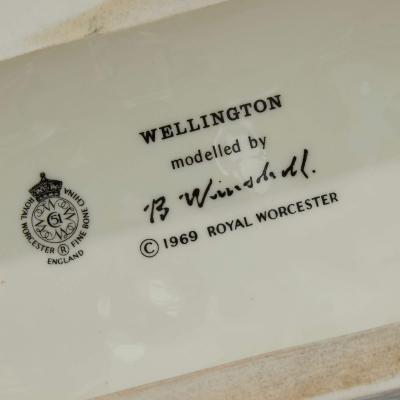 Royal Worcester Pair of Royal Worcester Porcelain Models of Wellington and Napoleon