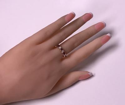 Ruby and Diamond Eternity Ring 14K