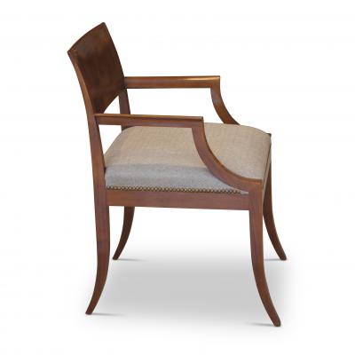 Rud Rasmussen Snedkerier Pair of Danish Modern Classicism Klismos Armchairs by Rud Rasmussen