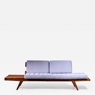 Rude Osolnik Rude Osolnik Studio Crafted Wooden Sofa USA 1960s