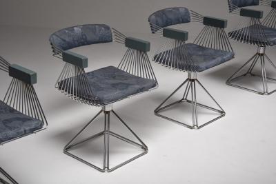 Rudi Verelst Mid Century Modern Novalux dining set by Rudi Verelst 1970s