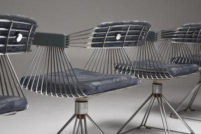 Rudi Verelst Mid Century Modern Novalux dining set by Rudi Verelst 1970s