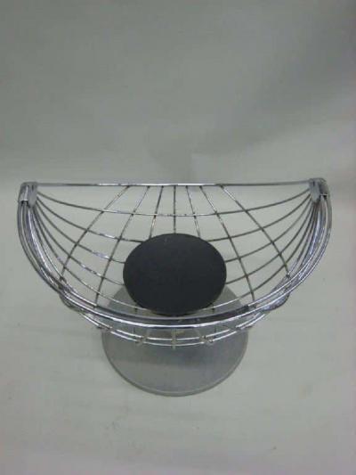 Rudi Verelst Pair of Belgian Mid Century Modern Chrome Steel Lounge Chairs by Rudi Verelst