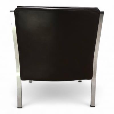 Rudolf Bernd Glatzel Knoll Art Collection leather lounge chair by Rudolf B Glatzel 1970