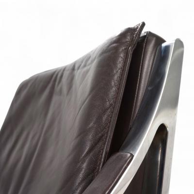 Rudolf Bernd Glatzel Knoll Art Collection leather lounge chair by Rudolf B Glatzel 1970
