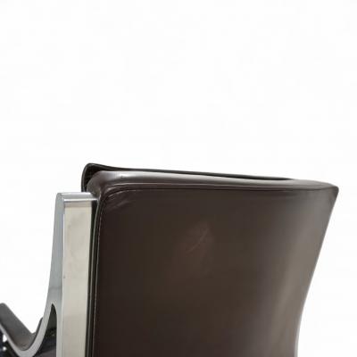 Rudolf Bernd Glatzel Knoll Art Collection leather lounge chair by Rudolf B Glatzel 1970