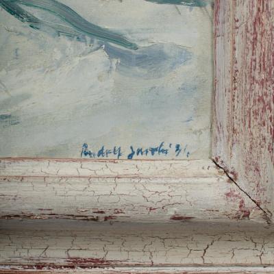 Rudolf Jacobi Rudolf Jacobi German 1889 1972 A snow covered village oil on canvas 