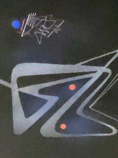 Rudolf Von Huhn Rudolf von Huhn Cadence No 1 1955 Gouache Corcoran Exhibited