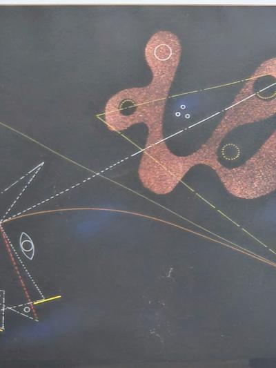 Rudolf Von Huhn Rudolf von Huhn Composition Gouache on Paper