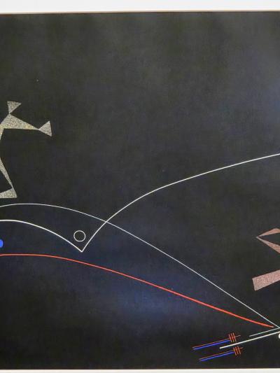 Rudolf Von Huhn Rudolf von Huhn Danse Geometrique No 2 1955 Gouache on Paper